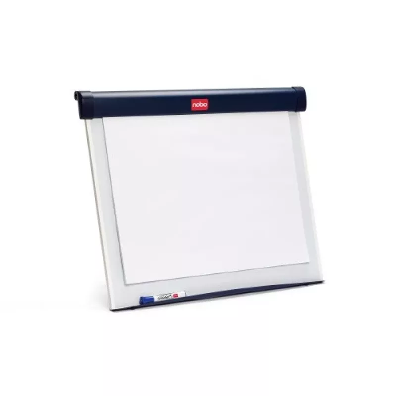 Nobo Barracuda desktop flipchart-easel, staal, blauw, wit, China, 6,93 kg, 750 mm, 655 mm