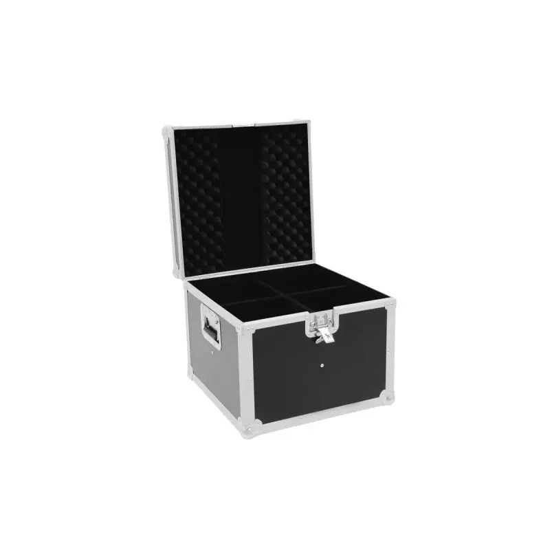 Flightcase Roadinger 31000565 berkenhout zwart zilver 10,9 kg