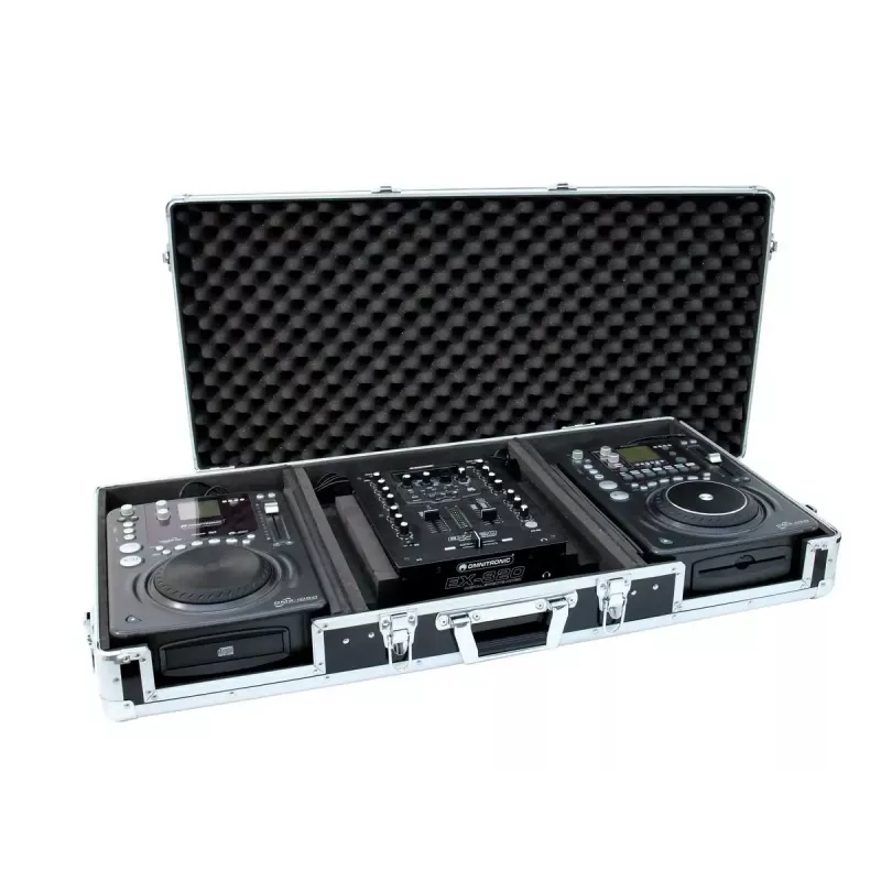 Flightcase Roadinger 30125346 DJ-controller multiplex zwart zilver