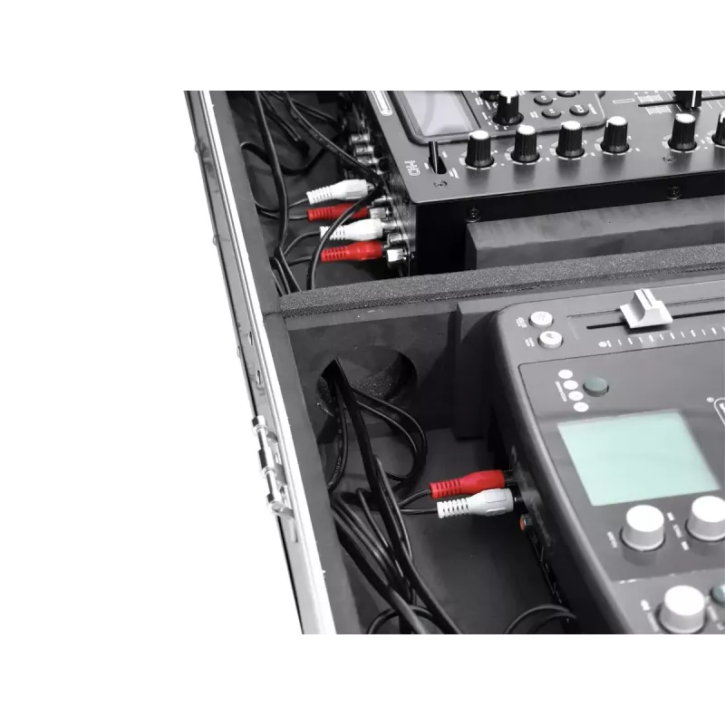 Hardcase Roadinger 30125342 voor DJ-controller multiplex zwart zilver