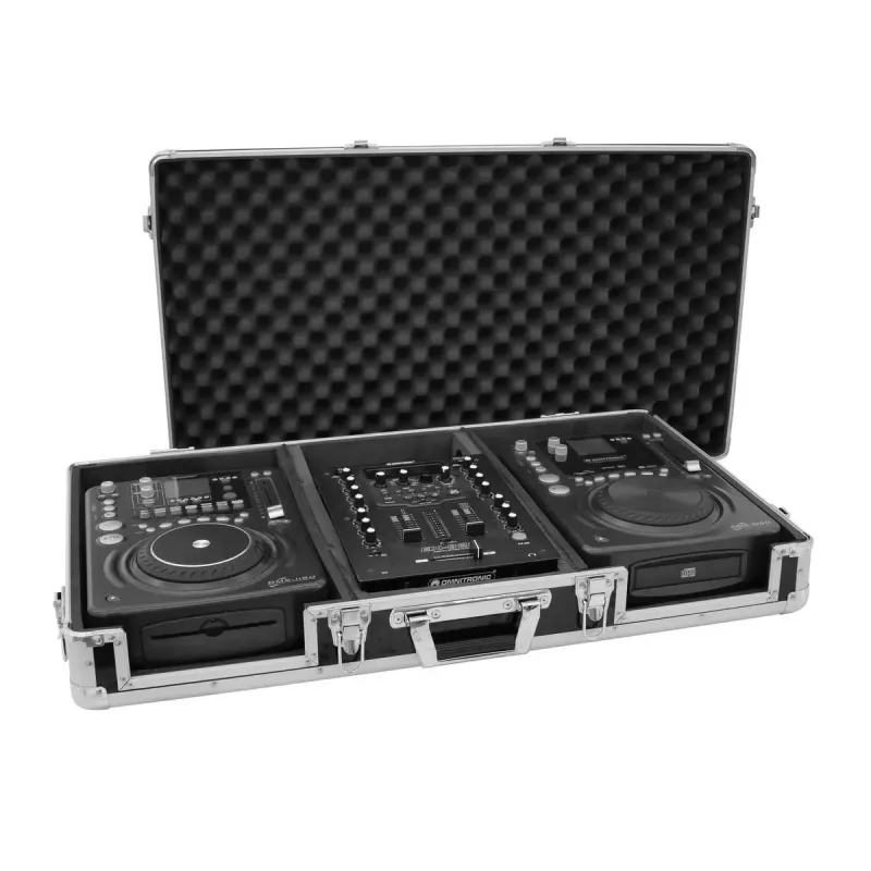 Hardcase Roadinger 30125342 voor DJ-controller multiplex zwart zilver