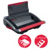GBC CombBind® CB25 handmatige bindmachine, kam-bindmachine, handmatig, 390 vel, zwart, rood