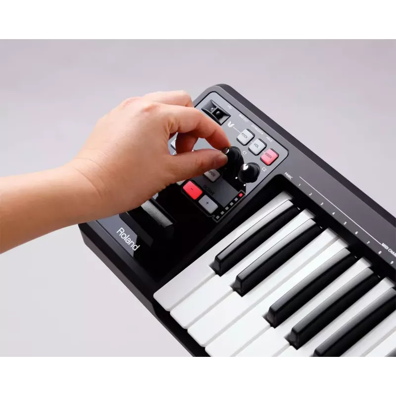 MIDI-toetsenbord Roland A-49 49 toetsen USB zwart wit