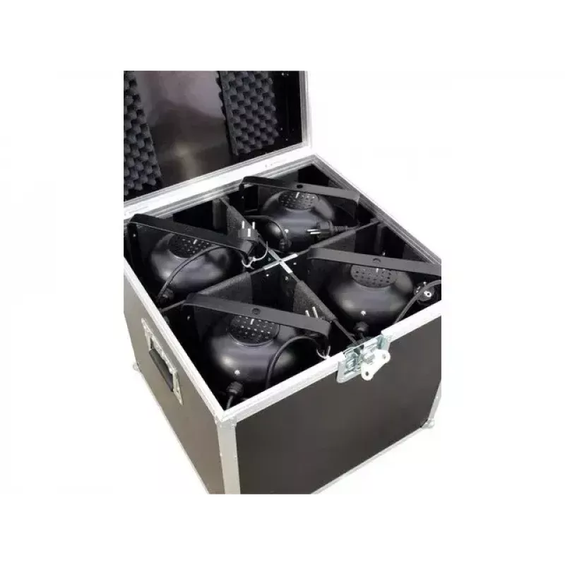 Flightcase Roadinger 31000810 aluminium berkenhout zwart 11,7 kg