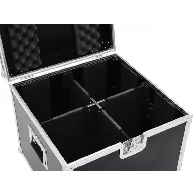 Flightcase Roadinger 31000710 aluminium berkenhout zwart 9,6 kg