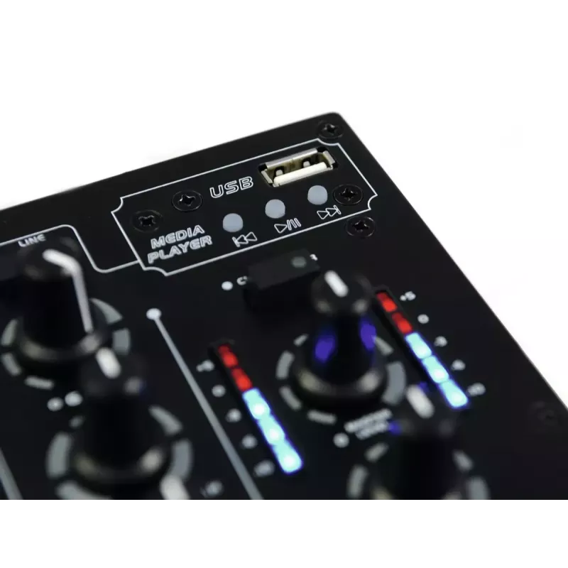 Audiomixer Omnitronic 10006879 3 kanalen 20 - 20000 Hz zwart
