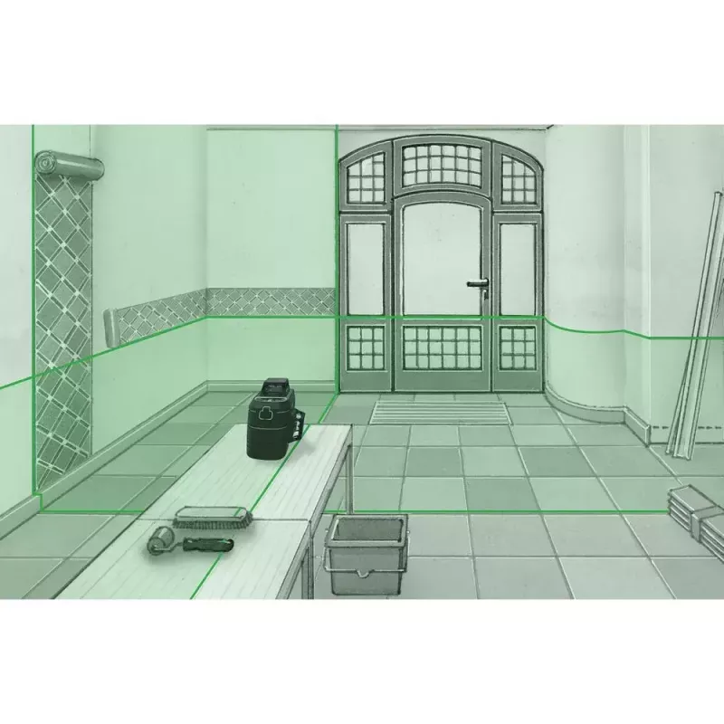 Lijnlaser Laserliner PocketPlane-Laser 3G ±0,3 mm/m zelfnivellerend