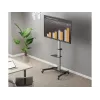 Equip 37-86 inch draaibare tv-wagen 50 kg capaciteit in hoogte verstelbaar