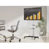 Equip 37-86 inch draaibare tv-wagen 50 kg capaciteit in hoogte verstelbaar
