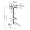 Equip 37-86 inch draaibare tv-wagen 50 kg capaciteit in hoogte verstelbaar