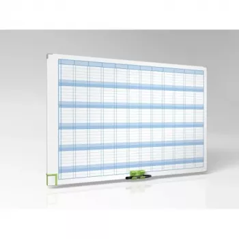 Nobo Performance jaarplanner, jaar, blauw, wit, 900 mm, 600 mm, 3,12 kg, 720 mm