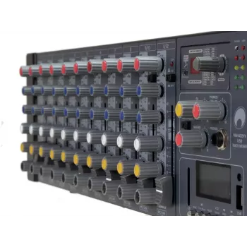 Mixer Omnitronic RM-1422FX 12 kanalen 20 - 20000 Hz zwart