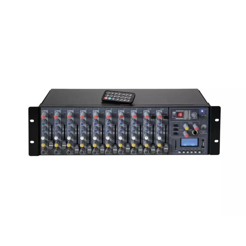 Mixer Omnitronic RM-1422FX 12 kanalen 20 - 20000 Hz zwart