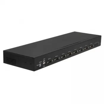 RealPower 284513 seriële omzetter/repeater/isolator USB 2.0 RS-232 zwart