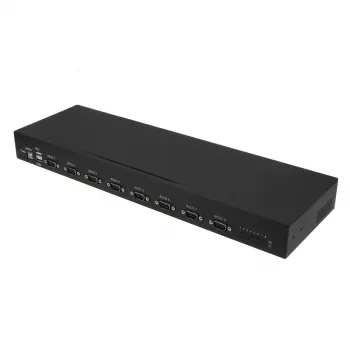 RealPower 284513 seriële omzetter/repeater/isolator USB 2.0 RS-232 zwart