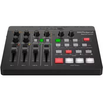 Audio-interface Roland AeroCaster zwart 24 bit 48 kHz Phantom Power 48 V