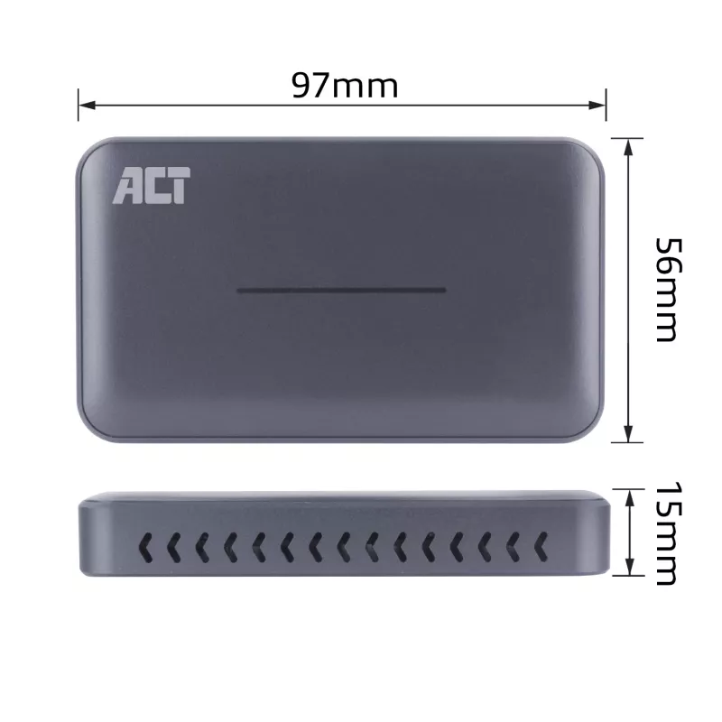 ACT USB-C videokaart, HDMI 4K@60Hz doorgifte, 4K@30Hz opname