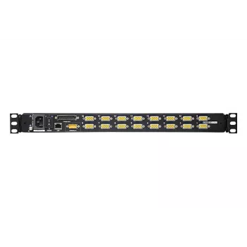 ATEN 16-poorts 17 inch LCD KVM-switch over IP (USB - PS/2 VGA) met USB-perifere aansluiting