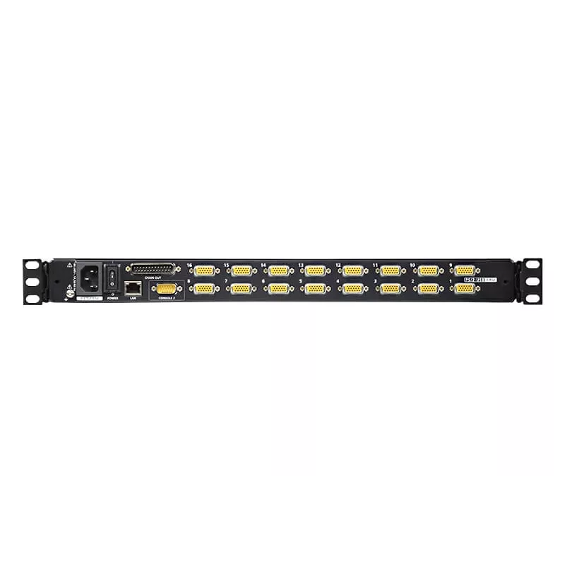 ATEN 16-poorts 17 inch LCD KVM-switch over IP (USB - PS/2 VGA) met USB-perifere aansluiting