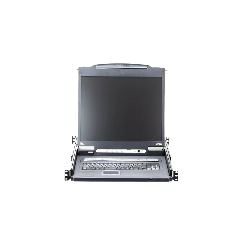 ATEN 16-poorts 17 inch LCD KVM-switch over IP (USB - PS/2 VGA) met USB-perifere aansluiting