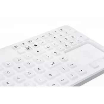 Toetsenbord GETT Cleantype Prime Touch+ USB Swiss wit