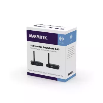 Marmitek Subwoofer Anywhere 640 – draadloze audiozender en -ontvanger voor subwoofer