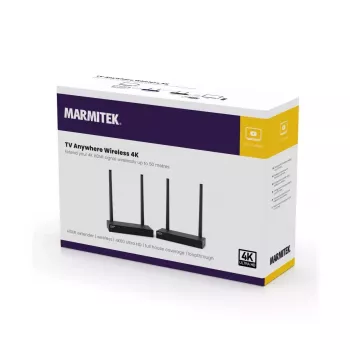 Draadloze AV-zender & -ontvanger Marmitek TV Anywhere 4K zwart