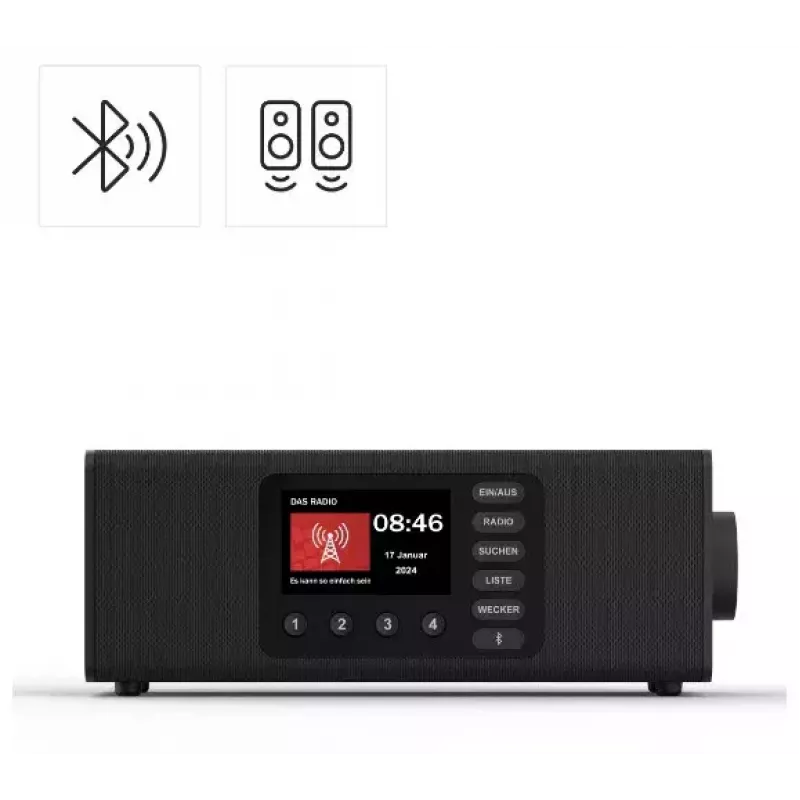 Personal Radio Hama DR2002BT digitale tuner DAB DAB+ FM 10W