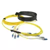 ACT 5m singlemode 9/125 OS2 voorgeassembleerde glasvezelkabel 24F LC polarity twist