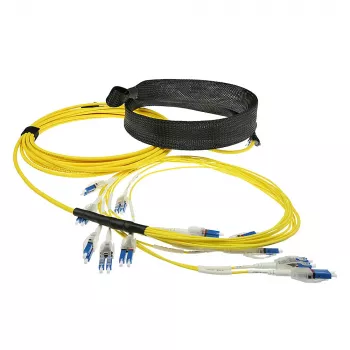 ACT 5m singlemode 9/125 OS2 voorgeassembleerde glasvezelkabel 24F LC polarity twist