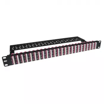Glasvezel-patchpanel hoge dichtheid ACT FA2100 96 poorten 192 vezels LC multimode OM4