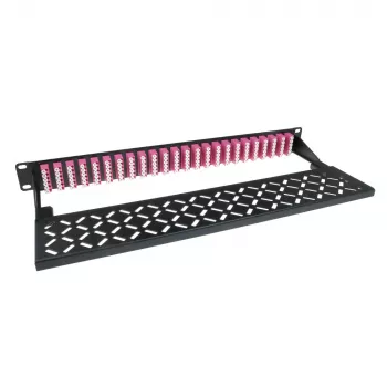 Glasvezel-patchpanel hoge dichtheid ACT FA2100 96 poorten 192 vezels LC multimode OM4