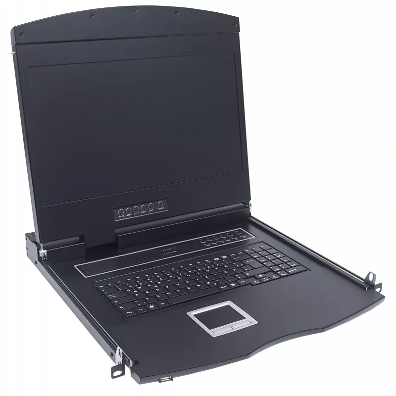 Intellinet 508025 rackconsole 43,2 cm (17 inch) 1280 x 1024 pixel zwart 1U