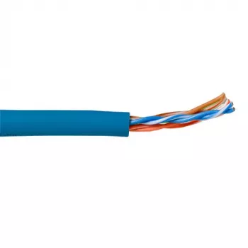 Patchkabel ACT CAT5E U/UTP vertind blauw 305m