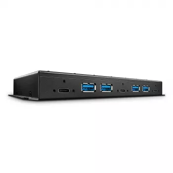 Lindy 7-poorts USB 3.2 Gen 2 metalen hub