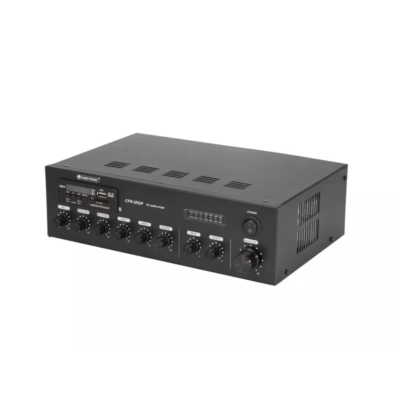 Audioversterker Omnitronic 80709607 performance/podium zwart