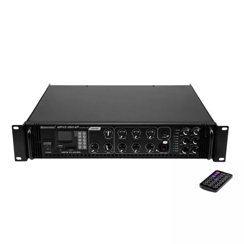 Audioversterker Omnitronic 80709792 performance/podium zwart