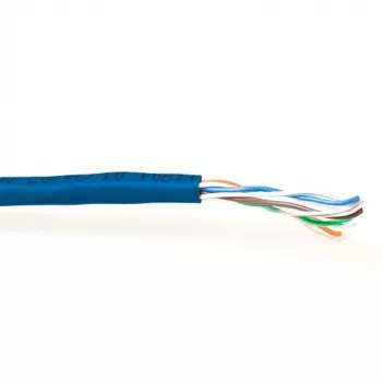Kabel ACT CAT5E U/UTP PVC massief blauw 305 m