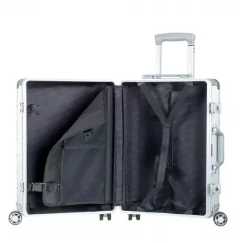 Alumaxx ORBIT harde schaal zilver aluminium trolley