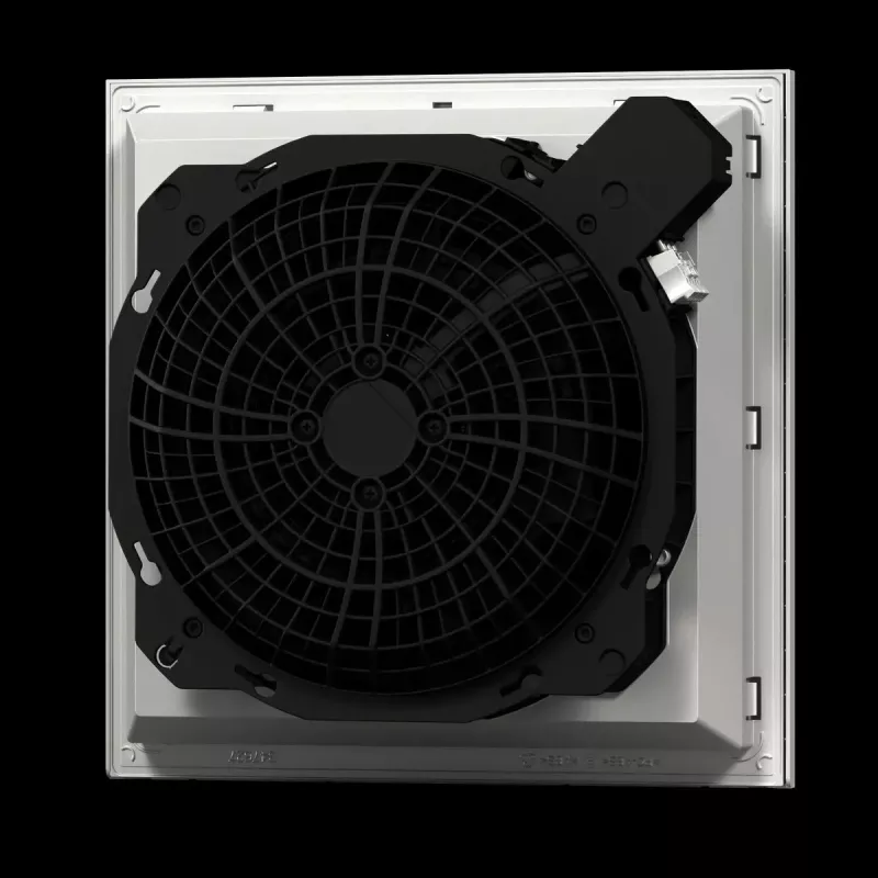 Rack-accessoire Rittal 3244.740 — kunststof behuizing, luchtstroom 910 m³/h, wit