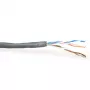 Kabel ACT CAT5E U/UTP PVC massief grijs 500 m