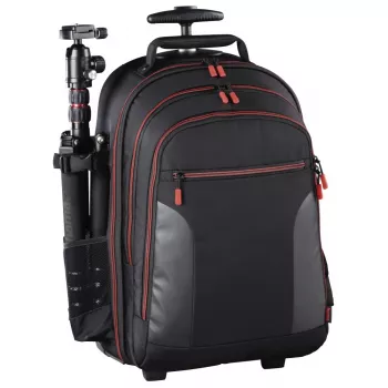 Hama Miami trolleytas zwart, rood