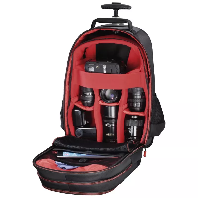 Hama Miami trolleytas zwart, rood