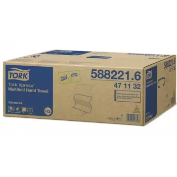 Papieren handdoeken Tork 471132 190 vel wit hoog absorberend