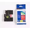 Brother TZ-435 etiketband wit op rood