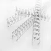 GBC WireBind RG810897 draadbindrugs, 12,5 mm, 34 ringen, 3:1 steek, A4, max. 105 vel, zilver