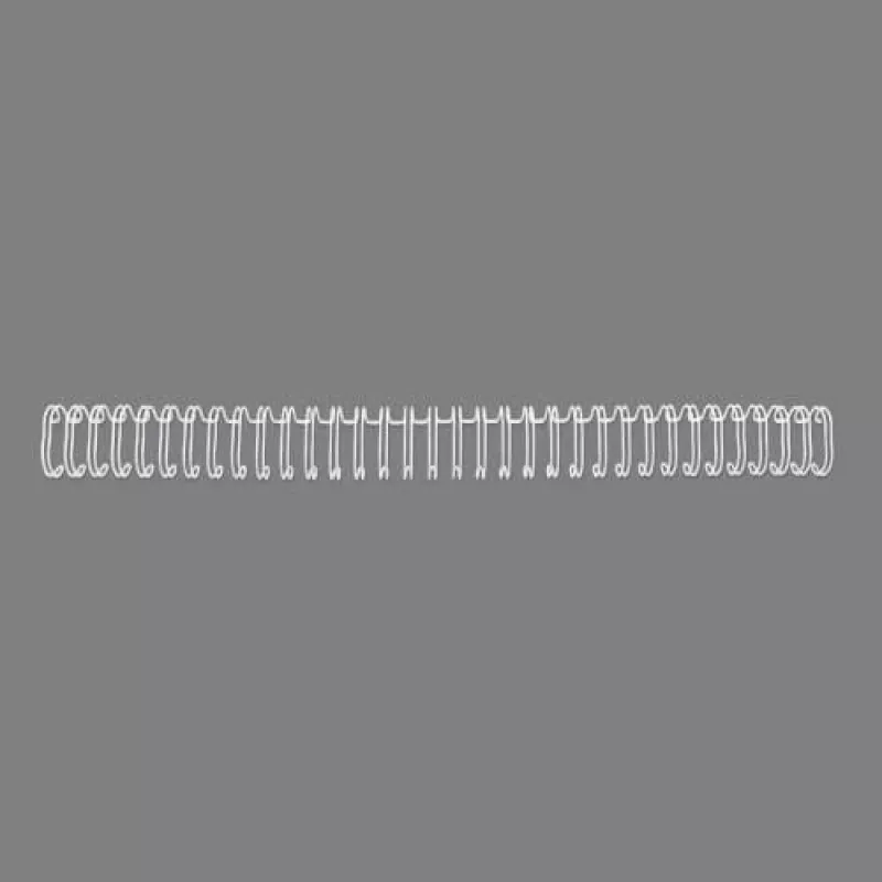 GBC WireBind RG810970 draadbindrugs, 14 mm, 34 ringen, A4, 125 vel, 100 st., wit