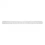 GBC draadruggen 3:1 NO9 14mm A4, zilver, 3 vel, metaal, A4, 1,4 cm, 280 mm