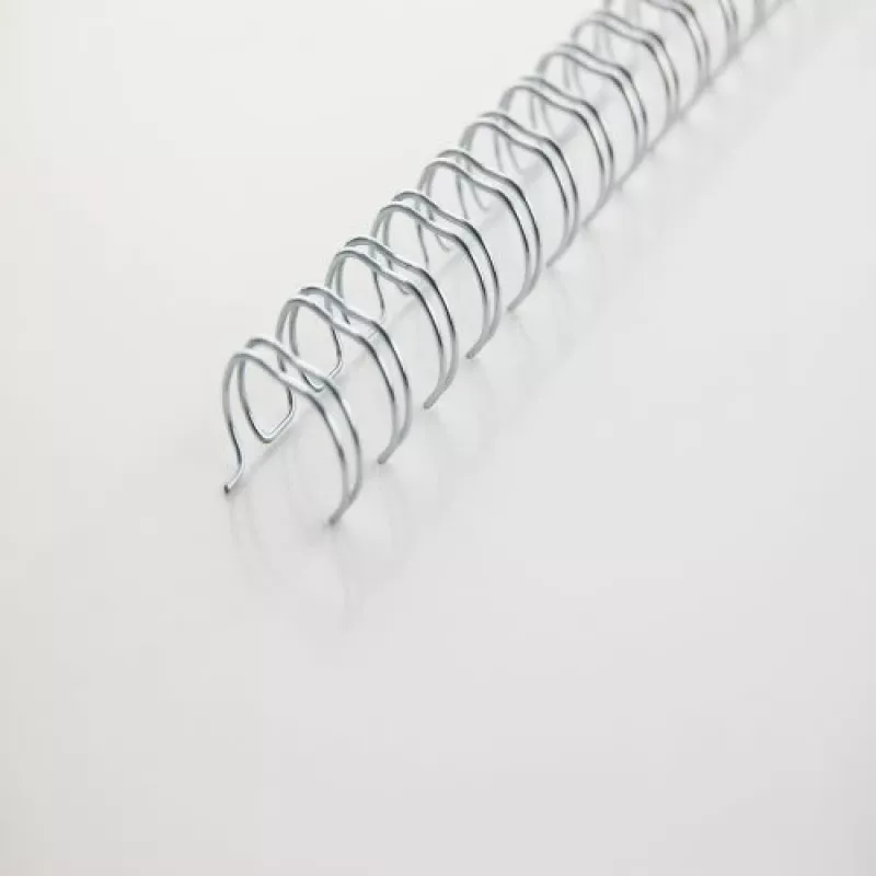 GBC WireBind RG810997 draadbindrugs, 14 mm, 34 ringen, A4, 125 vel, 100 st., zilver