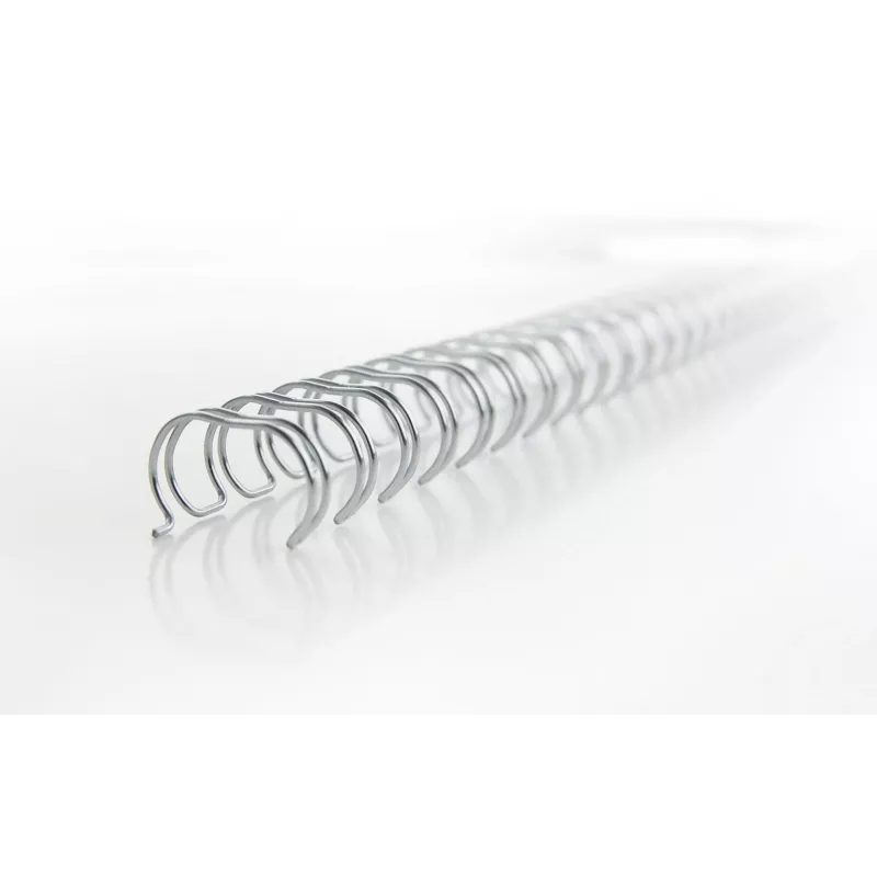 GBC WireBind bindrugken 5 mm, 34 ringen, A4, 35 vellen, zilver, 100 stuks (2101007E)